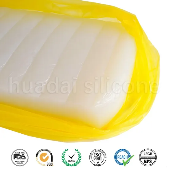 Factory Supply High Quality Standard Fumed Type Silicone Rubber for Extrusion Good Transparency and Mechanical Properties Solid Silica Rubber