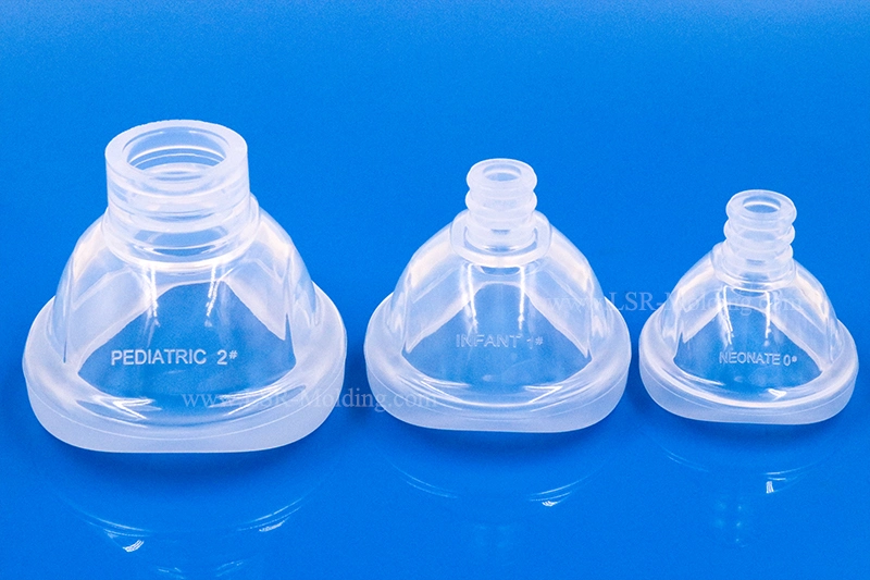Portable Silicone Resuscitator Mask for Infant by Liquid Silicone Injection Mold