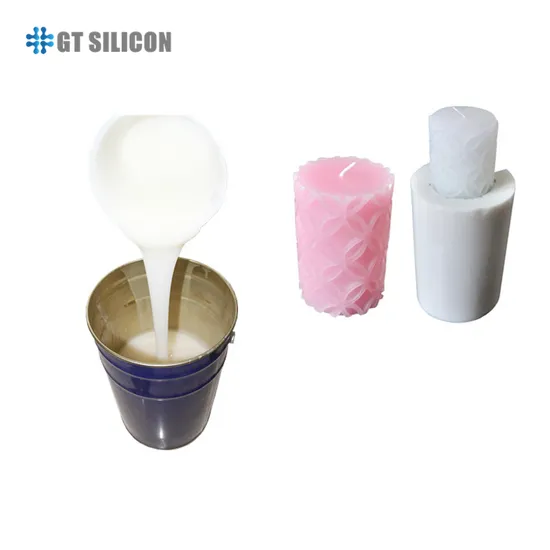 White Color RTV2 Liquid Silicone Rubber Mold Making Silicone Soap/Candle Mold Making 