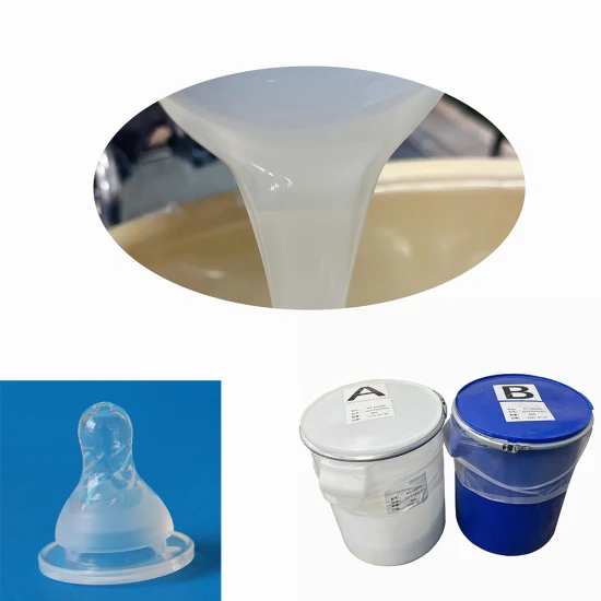 Translucent Color RoHS Reach Certified Liquid Glue Compound Liquid Silicone Rubber